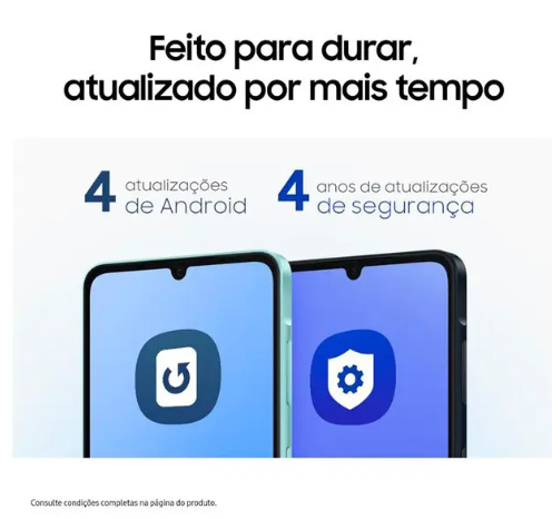 Smartphone Samsung Galaxy A06 5G 128GB 4GB RAM Preto Câm. 50MP + Selfie 8MP (2)